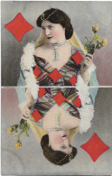 Vintage  Postcard  *  Jeu De Cartes - Carte à Jouer  - Playing Cards - Cartes à Jouer