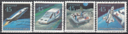 UNITED STATES  SCOTT NO C122-25  USED  YEAR  1989 - 3a. 1961-… Afgestempeld