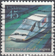 UNITED STATES  SCOTT NO C123  USED  YEAR  1989 - 3a. 1961-… Oblitérés