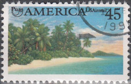 UNITED STATES  SCOTT NO C127  USED  YEAR  1990 - 3a. 1961-… Gebraucht