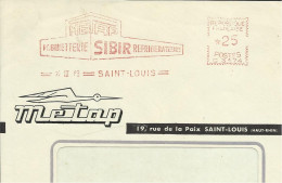 Lettre  EMA  Havas C 1963 Metap Sibir Robinetterie Refrigerateur Metier Commerce  Cigogne  68 St Louis A28/45 - Usines & Industries