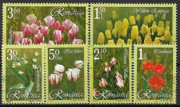 C3990 - Roumanie 2006 - Fleurs 6v.obliteres - Used Stamps
