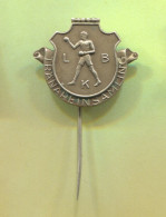 Boxing Box Boxen Pugilato - LBK Sweden Association Of Coaches, Vintage Pin  Badge  Abzeichen - Boxe