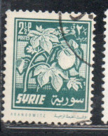 Delcampe - SYRIA SYRIE SIRIA UAR 1956 COTTON FESTIVAL 2 1/2p USED USATO OBLITERE' - Syrien
