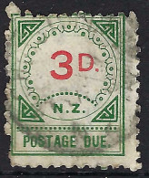 NEW ZEALAND 1899 QV 3d Vermillion & Green Postage Due SGD12 Used - Nuovi