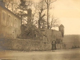 Avallon * 1927 * Promenade , Vue Sur Le Cousin * Villageois * Photo Ancienne 9.8x7.4cm - Avallon