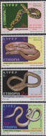 ETHIOPIA, 2016, MNH, REPTILES, SNAKES,4v - Serpents