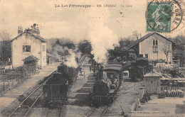 CPA 46 GRAMAT LA GARE / TRAIN - Gramat