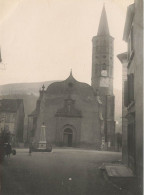 Massat * 1927 * Place Et églisedu Village * Monument * Villageois * Photo Ancienne 10x7.5cm - Andere & Zonder Classificatie