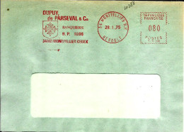 Lettre   EMA  Havas 1975 Dupuy De Perceval & Cie Metier Banque  Croix De Malte 34 Montpelier C28/32 - Usines & Industries
