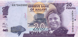 Malawi  P-57  20 Kwacha  2014  UNC - Malawi