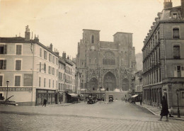 Vienne * 1928 * Place Et Cathédrale * Magasin Chaussures L. BEAL * Photo Ancienne 10.4x7.4cm - Vienne