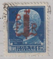 Italia 1944 Emissioni Locali Alessandria N 5 Lire 1.25 Blu Usato, - Emissions Locales/autonomes