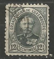LUXEMBOURG N° 60 OBLITERE - 1891 Adolphe Front Side