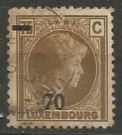 LUXEMBOURG N° 258 OBLITERE - 1926-39 Charlotte De Profil à Droite