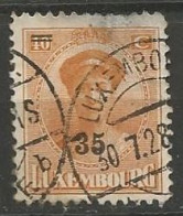 LUXEMBOURG N° 198 OBLITERE - 1921-27 Charlotte Frontansicht