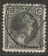 LUXEMBOURG N° 219 OBLITERE - 1926-39 Charlotte Right-hand Side