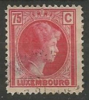 LUXEMBOURG N° 175 OBLITERE - 1926-39 Charlotte De Profil à Droite