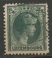 LUXEMBOURG N° 224 OBLITERE - 1926-39 Charlotte Rechtsprofil