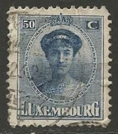 LUXEMBOURG N° 129 OBLITERE - 1921-27 Charlotte Voorzijde