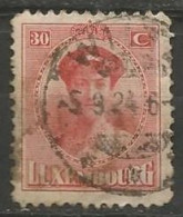 LUXEMBOURG N° 127 OBLITERE - 1921-27 Charlotte Front Side