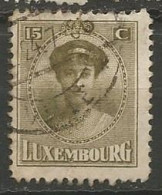 LUXEMBOURG N° 124 OBLITERE - 1921-27 Charlotte Voorzijde