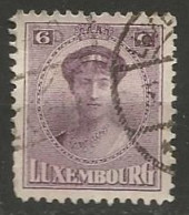 LUXEMBOURG N° 121 OBLITERE - 1921-27 Charlotte Frontansicht