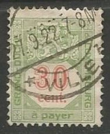 LUXEMBOURG / TAXE N° 14 OBLITERE - Postage Due