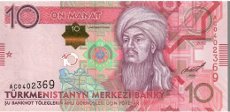 Turkmenistan  P-31  10 Manat    2012  UNC - Turkmenistán