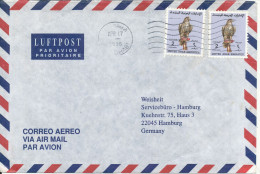 UAE Abu Dhabi Air Mail Cover Sent To Germany 17-4-1996 - Abu Dhabi