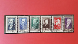 Série Célébrités Françaises Numero 930/935 ,année 1952 Belle Obitération Cote 60 Euros - Used Stamps