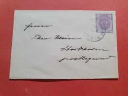 Suède - Entier Postal De Stockholm En 1912  - Réf J 218 - Postwaardestukken