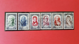 Série Célébrités Françaises Numero 867/872 ,année 1950 Belle Obitération Cote 88 Euros - Used Stamps
