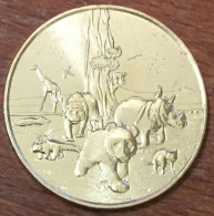 41 BEAUVAL LES ANIMAUX OURS TIGRE GIRAFE RINOCÉROS MDP 2020 MÉDAILLE MONNAIE DE PARIS JETON TOURISTIQUE TOKENS MEDALS - 2020