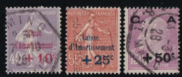 France N°249/251 - Oblitéré - TB - Gebruikt