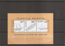 Islande - Bateaux ( BF 20 XXX -MNH ) - Hojas Y Bloques