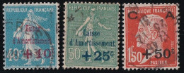 France N°246/248 - Oblitéré - TB - Used Stamps