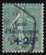 France N°247a - Variété Sans Point Sur Le "i" D'Amortissement  - Oblitéré - TB - Used Stamps