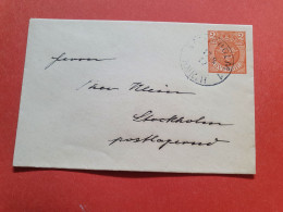 Suède- Entier Postal De Stockholm Pour Stockholm En 1912 - Réf J 240 - Entiers Postaux