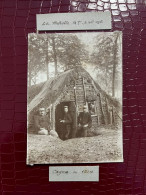 La Béholle , Verdun 1915 * Cagna De 1914 * WW1 Guerre 14/18 War * Hutte Régiment * Photo Ancienne 10.5x7.5cm - Verdun