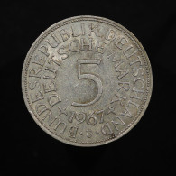 Allemagne / Germany, 5 Deutsche Mark, 1967, J - Hamburg, Argent (Silver), SUP (AU), KM#112 - 5 Mark