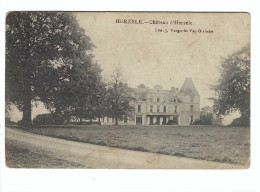 HERZELE  -   Château D'Herzele 1910 (kleine Plooi Re Onder) - Herzele