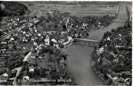 BERNE FLIEGERAUFNAHME VON BÜREN **RARE** Pas Circulé - Phot. P. Zaugg Zurich No 9304 - Büren An Der Aare