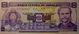 HONDURAS 2 LEMPIRAS 1976 PICK 61 AU/UNC - Honduras