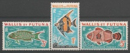 Wallis & Futuna 1963 N° Taxe 37 / 9 ** Faune, Poisson, Poissons, Zanclus Cornutus, Thalassoma Lunare, Amphiprion Percula - Ongebruikt