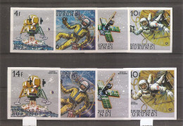 Burundi - Espace ( 270/273 + PA 78/81 Non Dentelés XXX -MNH ) - Nuovi