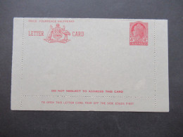 Australien Letter Card Australia 4d / Kartenbrief / Ungebraucht - Interi Postali