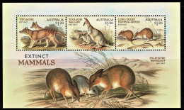 Australia 2023 Extinct Mammals Minisheet MNH - Unused Stamps