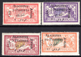 Alaouites 1925 (Jan) Air Set Lightly Mounted Mint. - Unused Stamps