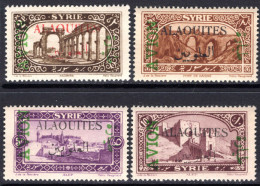 Alaouites 1925 (May) Air Set Lightly Mounted Mint. - Nuovi